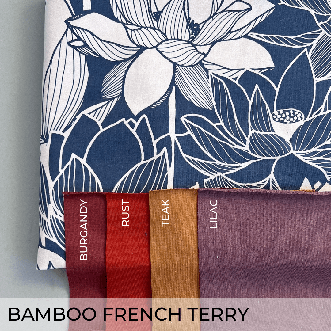 Jersey Knit Print | Lotus R7 - 8 - Fabric + Flow Textile Co.
