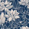 Jersey Knit Print | Lotus R7 - 8 - Fabric + Flow Textile Co.