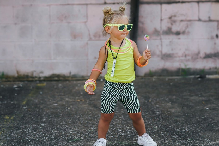 Jersey Knit Print | Neon Zebra - Fabric + Flow Textile Co.