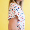 Jersey Knit Print | Patriotic Stars - Fabric + Flow Textile Co.
