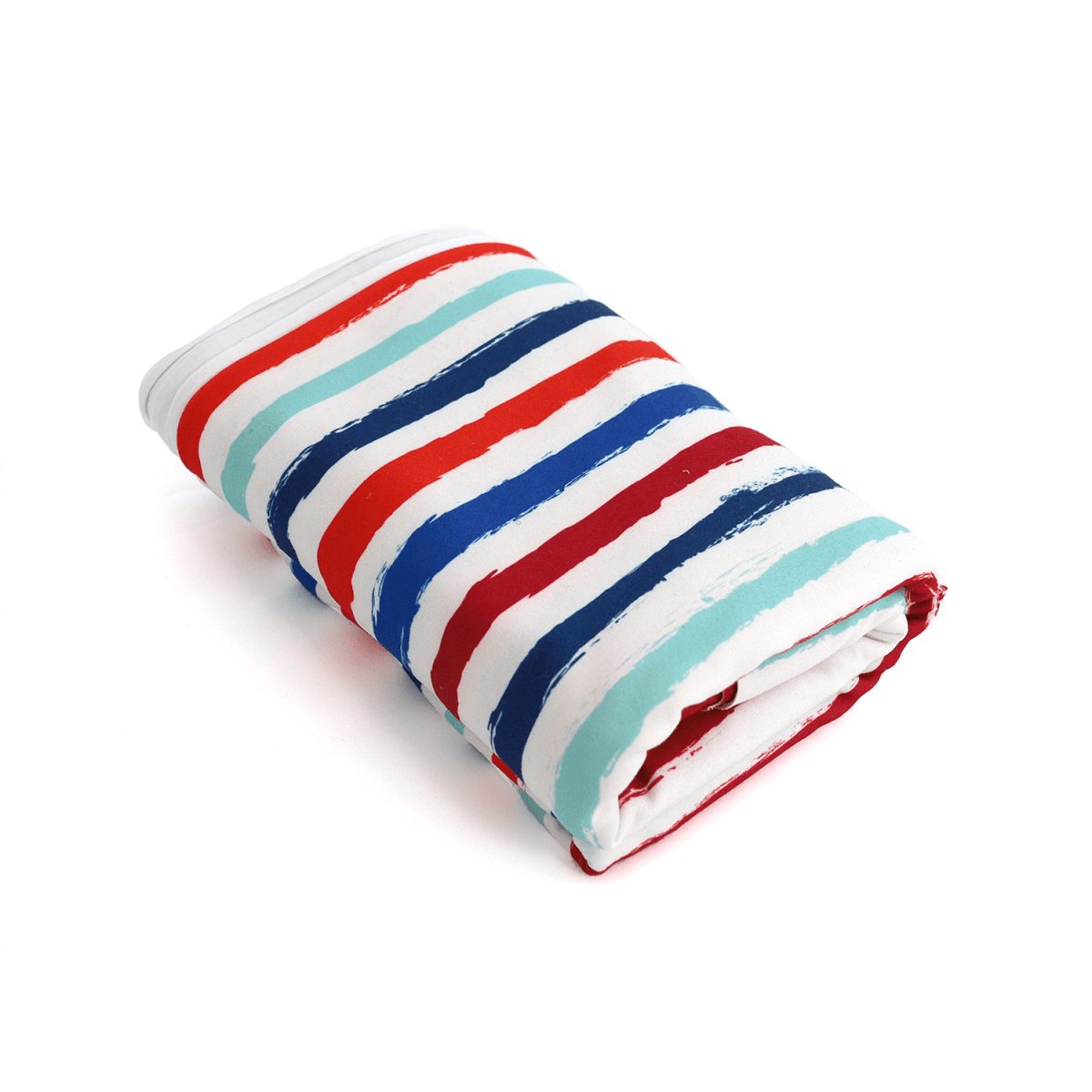 Jersey Knit Print | Summer Stripe - Fabric + Flow Textile Co.