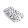 Jersey Knit Print | White Leopard Spots - Fabric + Flow Textile Co.