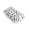 Jersey Knit Print | White Leopard Spots - Fabric + Flow Textile Co.