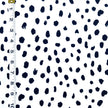 Jersey Knit Print | White Leopard Spots - Fabric + Flow Textile Co.