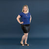 Leather Faux Stretch | Black - Fabric + Flow Textile Co.