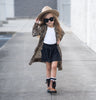 Luxe Ponte Knit - Charcoal - Fabric + Flow Textile Co.