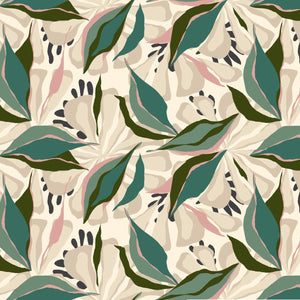 Rayon Challis | Flora + Fauna | Remnant - 3m Piece - Fabric + Flow Textile Co.