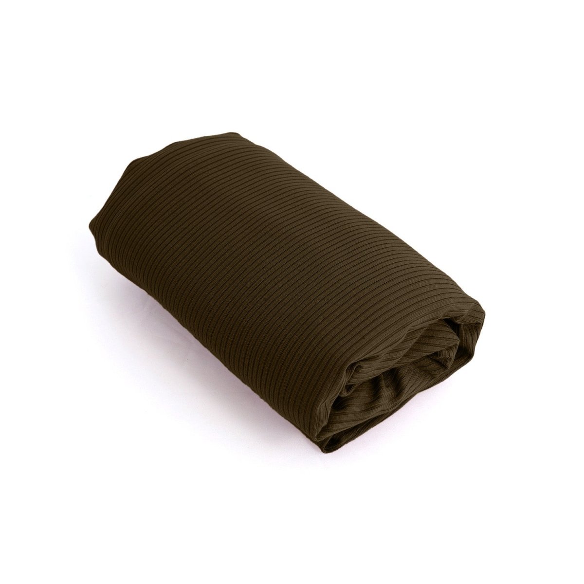 Ribbed Knit | Bamboo - Brown - Fabric + Flow Textile Co.