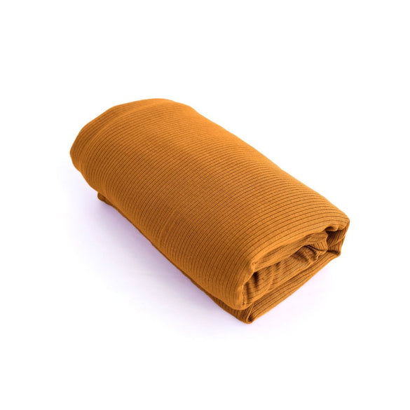 Ribbed Knit | Modal - Caramel - Fabric + Flow Textile Co.