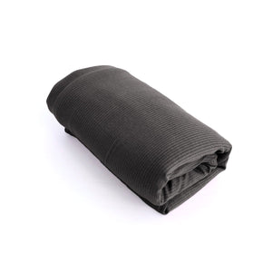 Ribbed Knit | Modal - Charcoal - Fabric + Flow Textile Co.