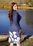 Ribbed | Navy Border R7 - 11 - Fabric + Flow Textile Co.