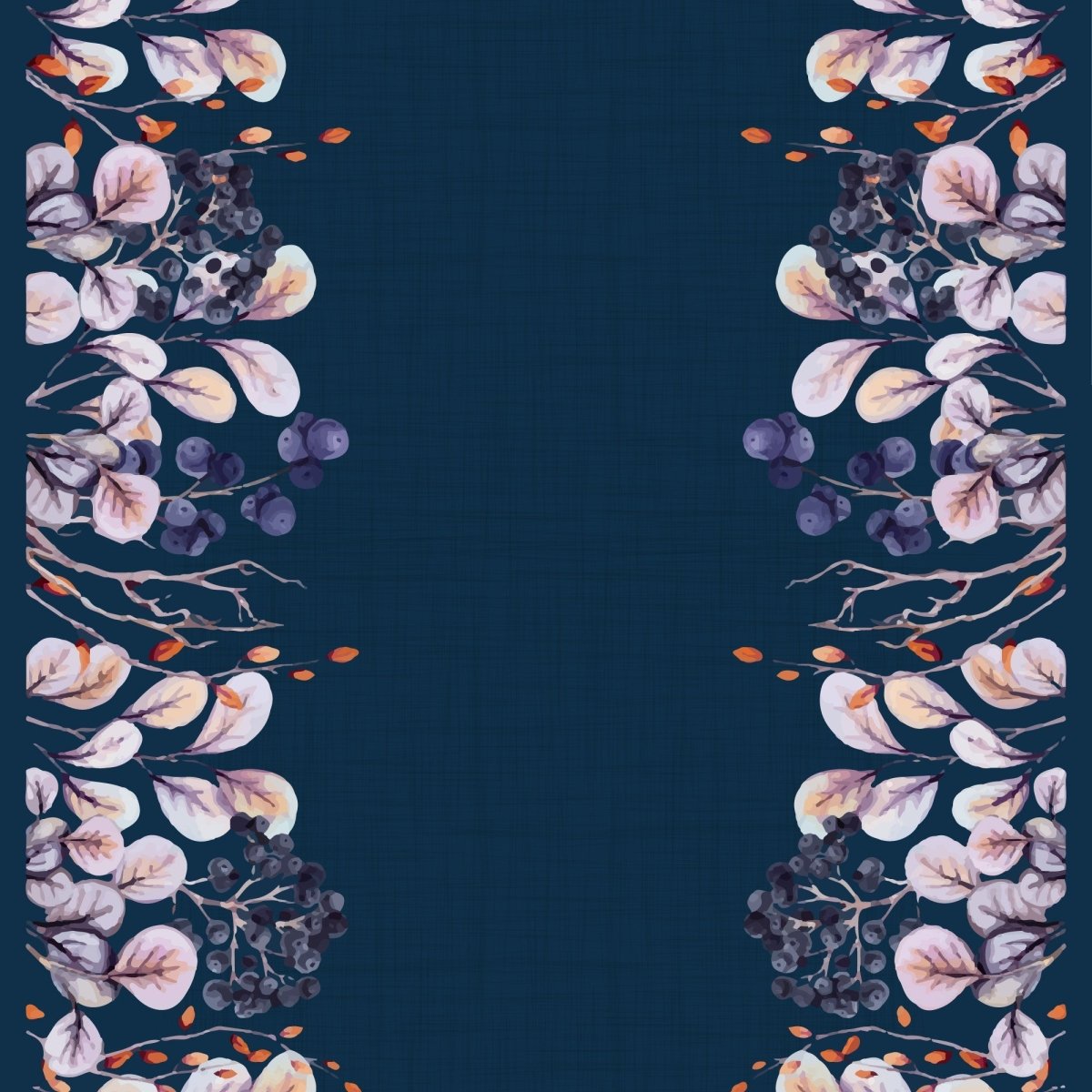 Ribbed | Navy Border R7 - 11 - Fabric + Flow Textile Co.