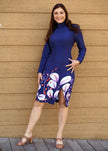 Ribbed | Navy Border R7 - 11 - Fabric + Flow Textile Co.