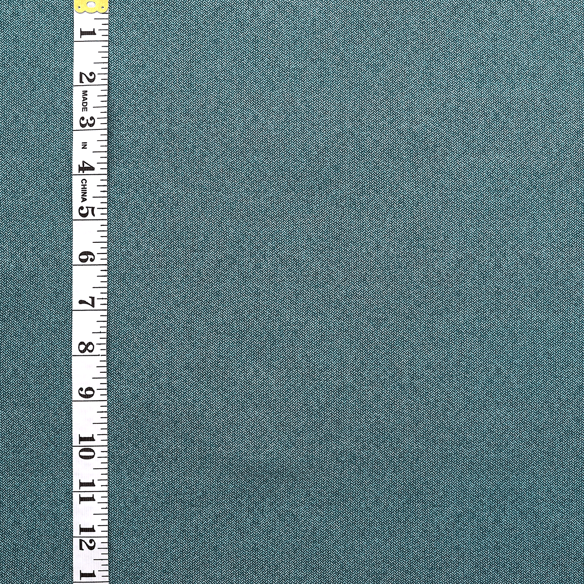 Ribbed Print | Emerald Herringbone R3C5 - Fabric + Flow Textile Co.