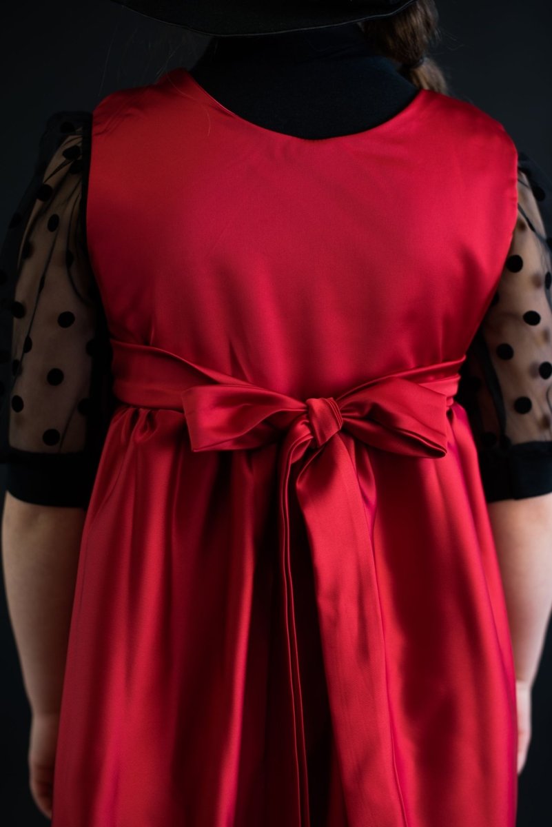 Satin | Red - Fabric + Flow Textile Co.