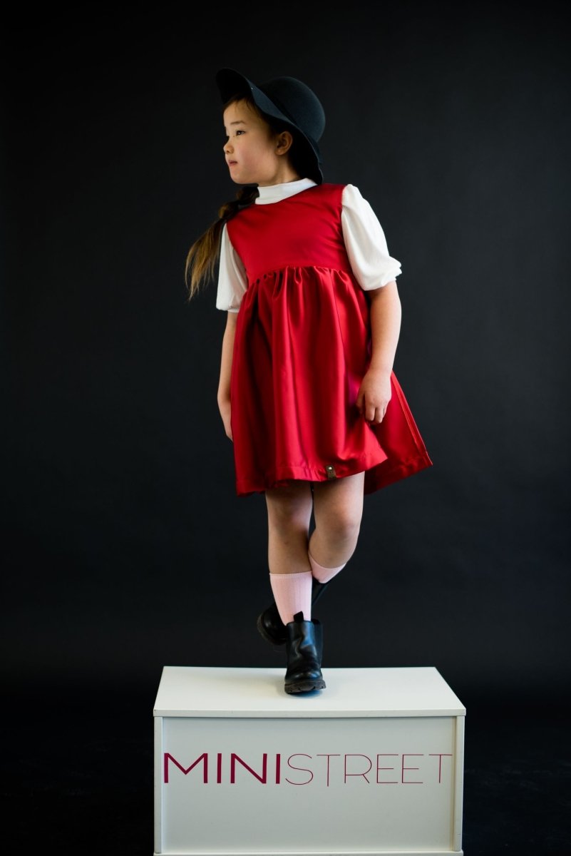 Satin | Red - Fabric + Flow Textile Co.