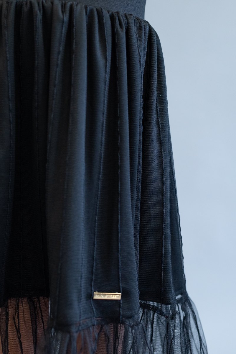 Sheer | Black Stripes - Fabric + Flow Textile Co.