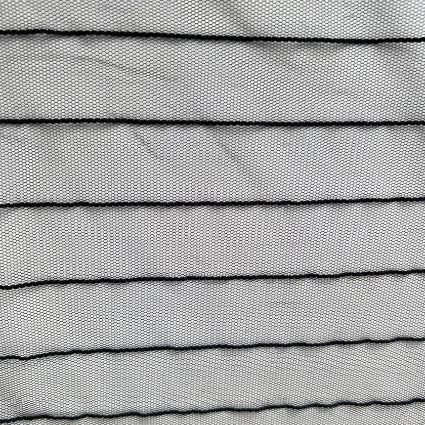 Sheer | Black Stripes - Fabric + Flow Textile Co.