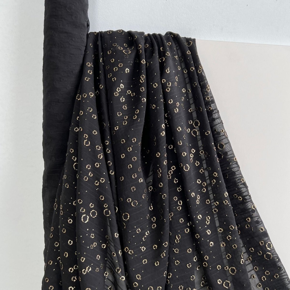 Sheer | Gold Flecks - Fabric + Flow Textile Co.