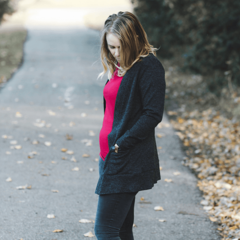 Sweater Knit | Waffle - Charcoal Melange - Fabric + Flow Textile Co.