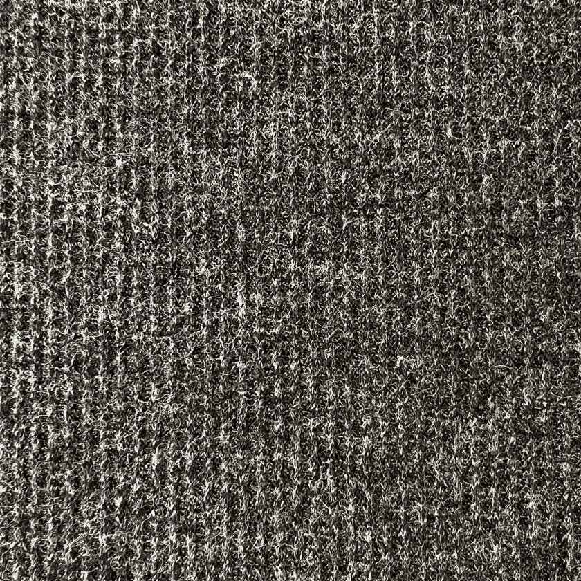 Sweater Knit | Waffle - Charcoal Melange - Fabric + Flow Textile Co.