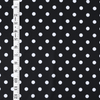 Swim Basic Dots | Black Polka Dots - Fabric + Flow Textile Co.