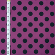 Swim Basic Dots | Blackberry Polka Dots - Fabric + Flow Textile Co.