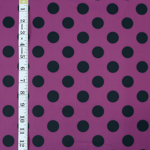 Swim Basic Dots | Blackberry Polka Dots - Fabric + Flow Textile Co.