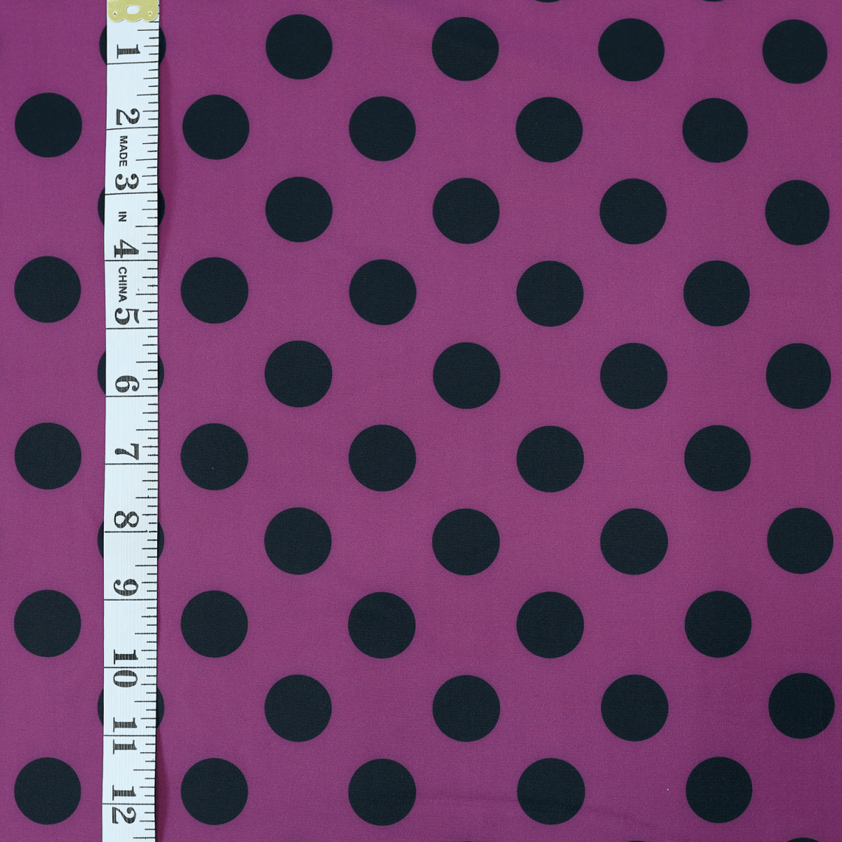 Swim Basic Dots | Blackberry Polka Dots - Fabric + Flow Textile Co.