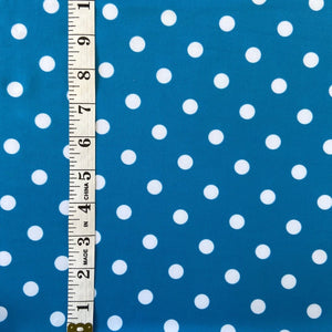 Swim Basic Dots | Blue Polka Dots - Fabric + Flow Textile Co.