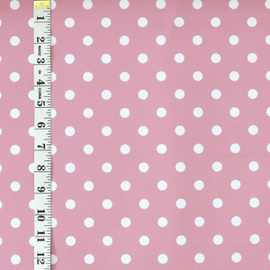 Swim Basic Dots | Peony Pink - Fabric + Flow Textile Co.