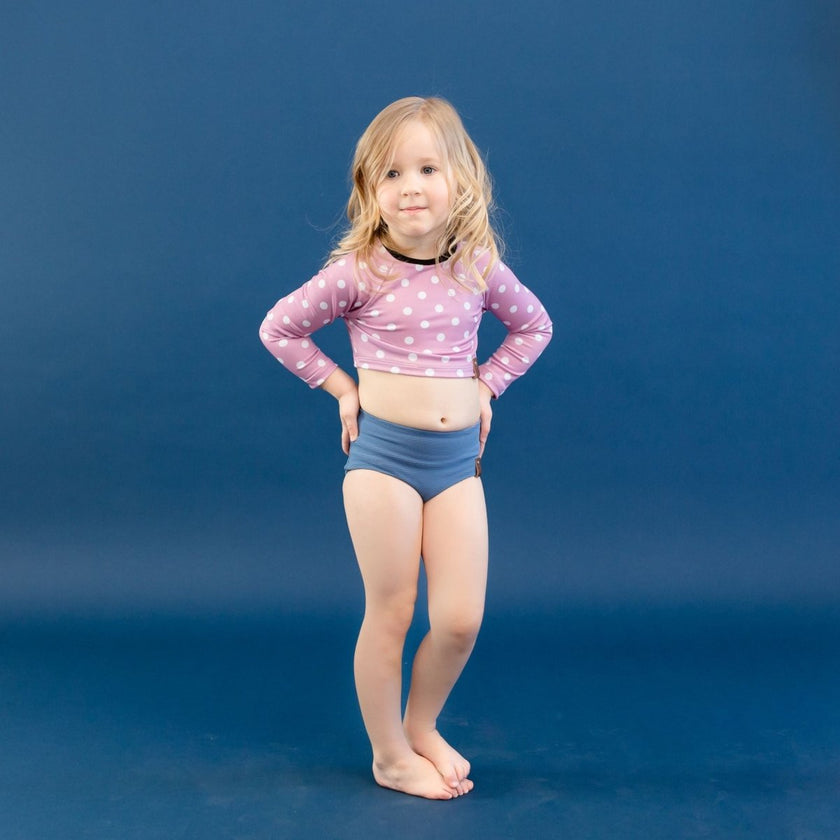 Swim Basic Dots | Peony Pink - Fabric + Flow Textile Co.