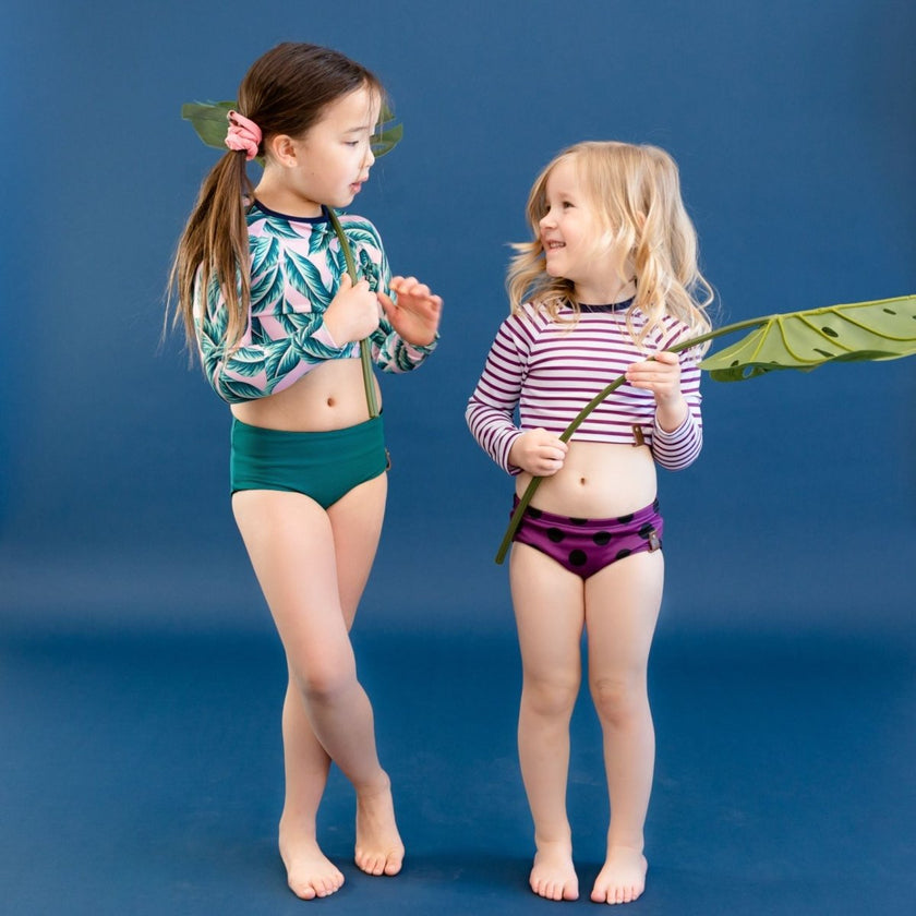 Swim Basic Dots | Peony Pink - Fabric + Flow Textile Co.