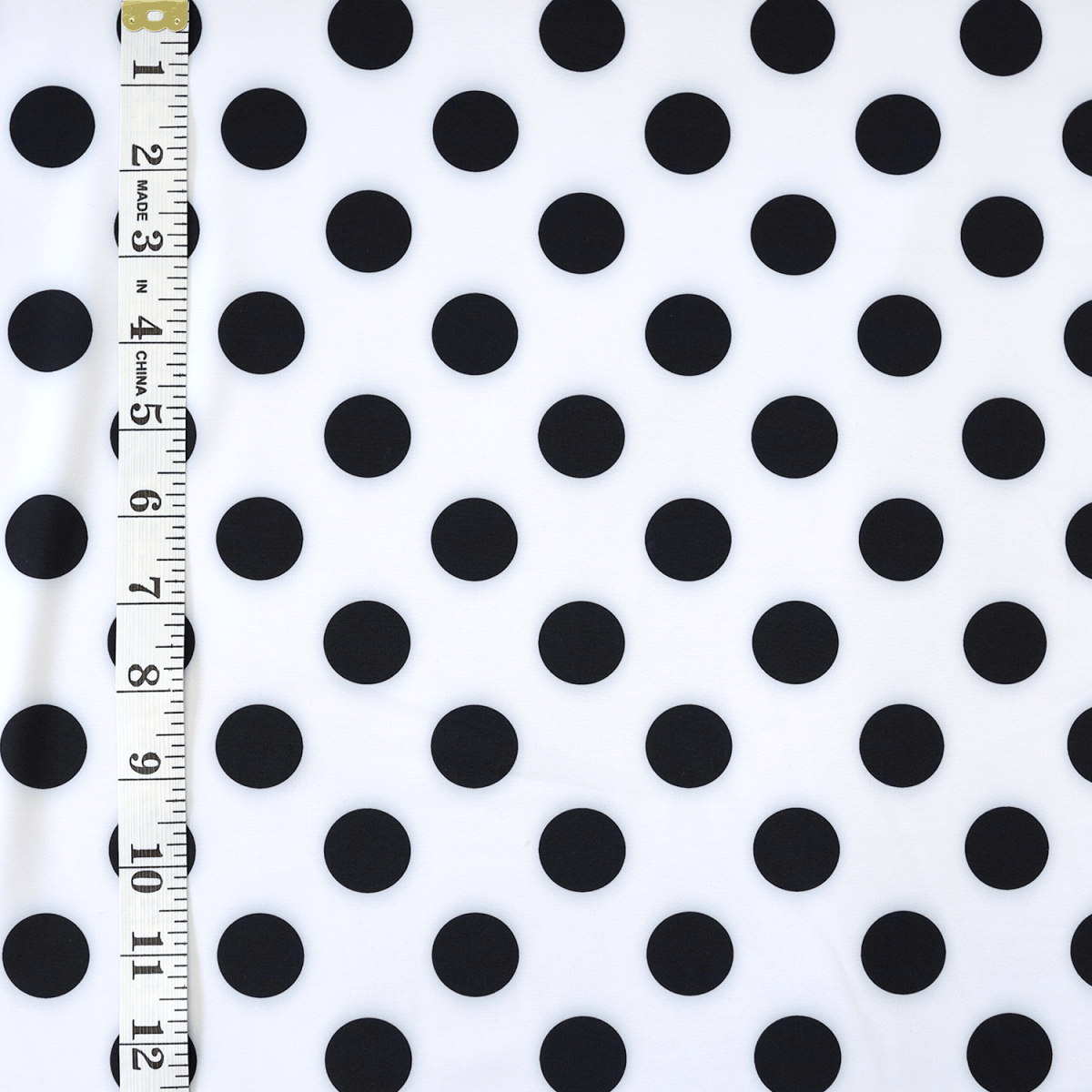 Swim Basic Dots | White Polka Dot - Fabric + Flow Textile Co.