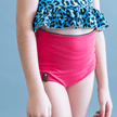 Swim Basic Solid | Electric Coral - Fabric + Flow Textile Co.