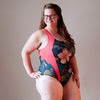 Swim Basic Solid | Electric Coral - Fabric + Flow Textile Co.