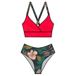 Swim Basic Solid | Electric Coral - Fabric + Flow Textile Co.