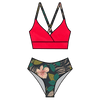 Swim Basic Solid | Electric Coral - Fabric + Flow Textile Co.
