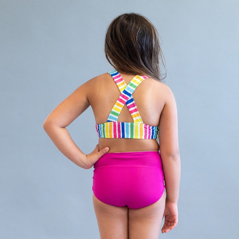 Swim Basic Solid | Hot Pink - Fabric + Flow Textile Co.