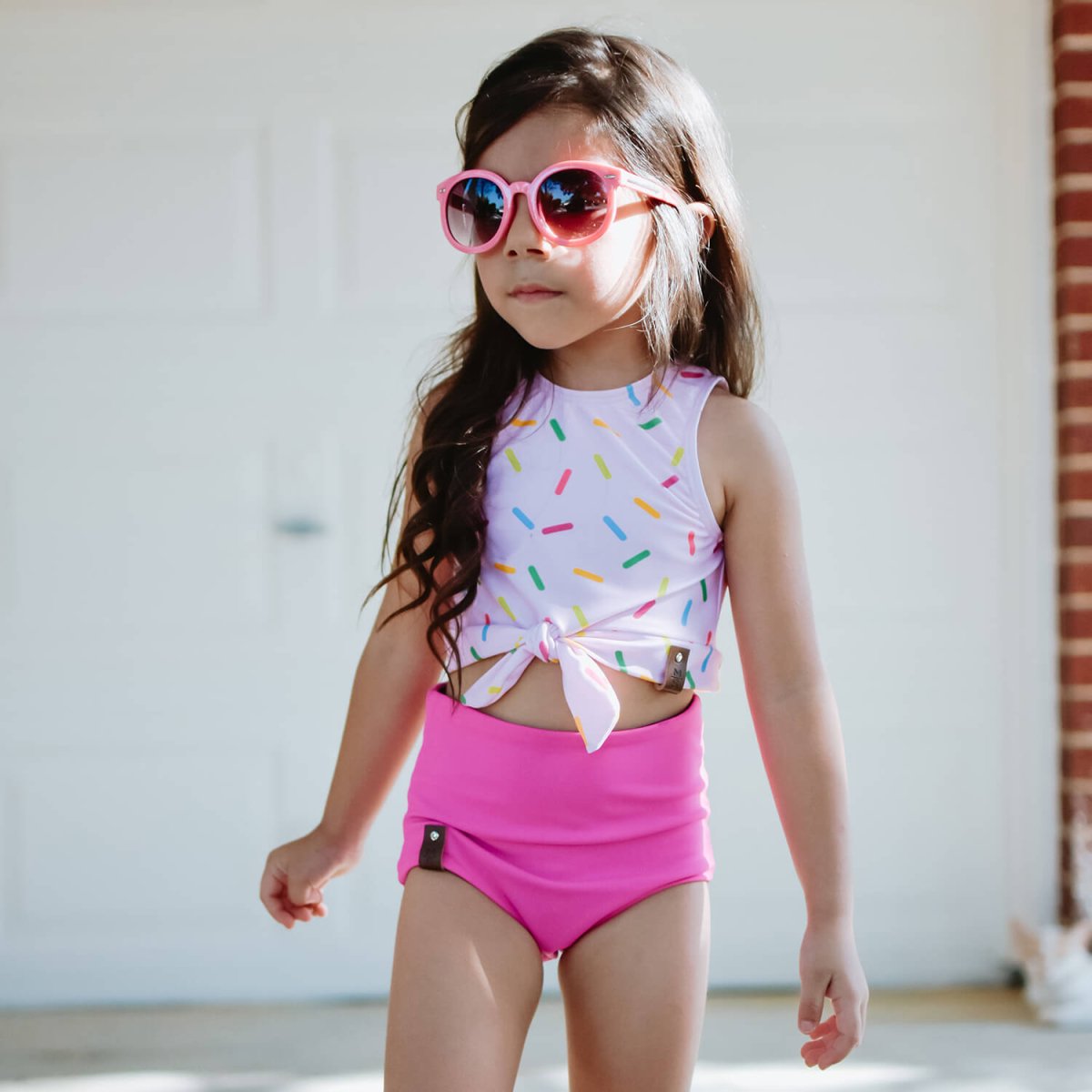 Swim Basic Solid | Hot Pink - Fabric + Flow Textile Co.