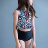 Swim Basic Solid | Jet Black - Fabric + Flow Textile Co.