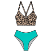 Swim Basic Solid | Teal - Fabric + Flow Textile Co.
