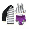 Swim Basic Stripes | 5mm Black Stripe - Fabric + Flow Textile Co.