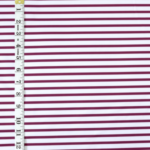 Swim Basic Stripes | Berry Stripe - Fabric + Flow Textile Co.
