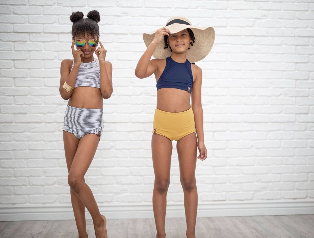 Swim Basic Stripes | Micro Stripe - Fabric + Flow Textile Co.