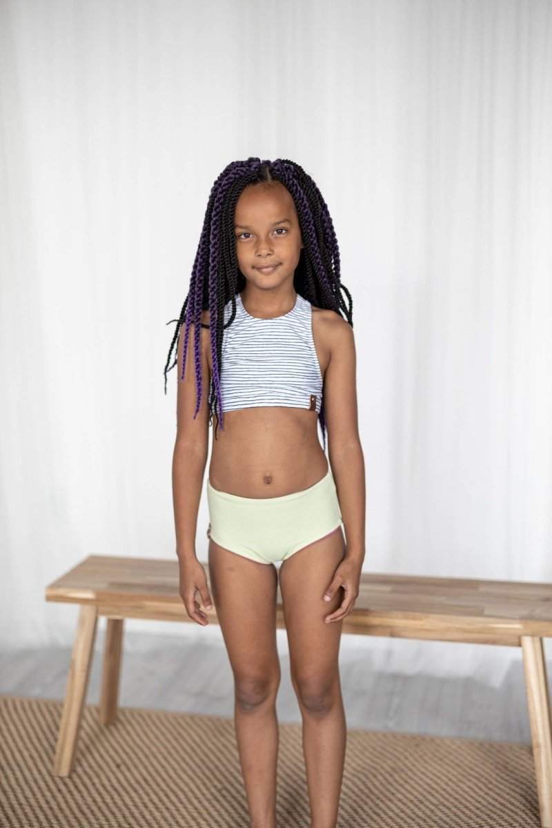 Swim Basic Stripes | Micro Stripe - Fabric + Flow Textile Co.