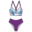 Swim Kit | Breezy Isle + Purple - Fabric + Flow Textile Co.