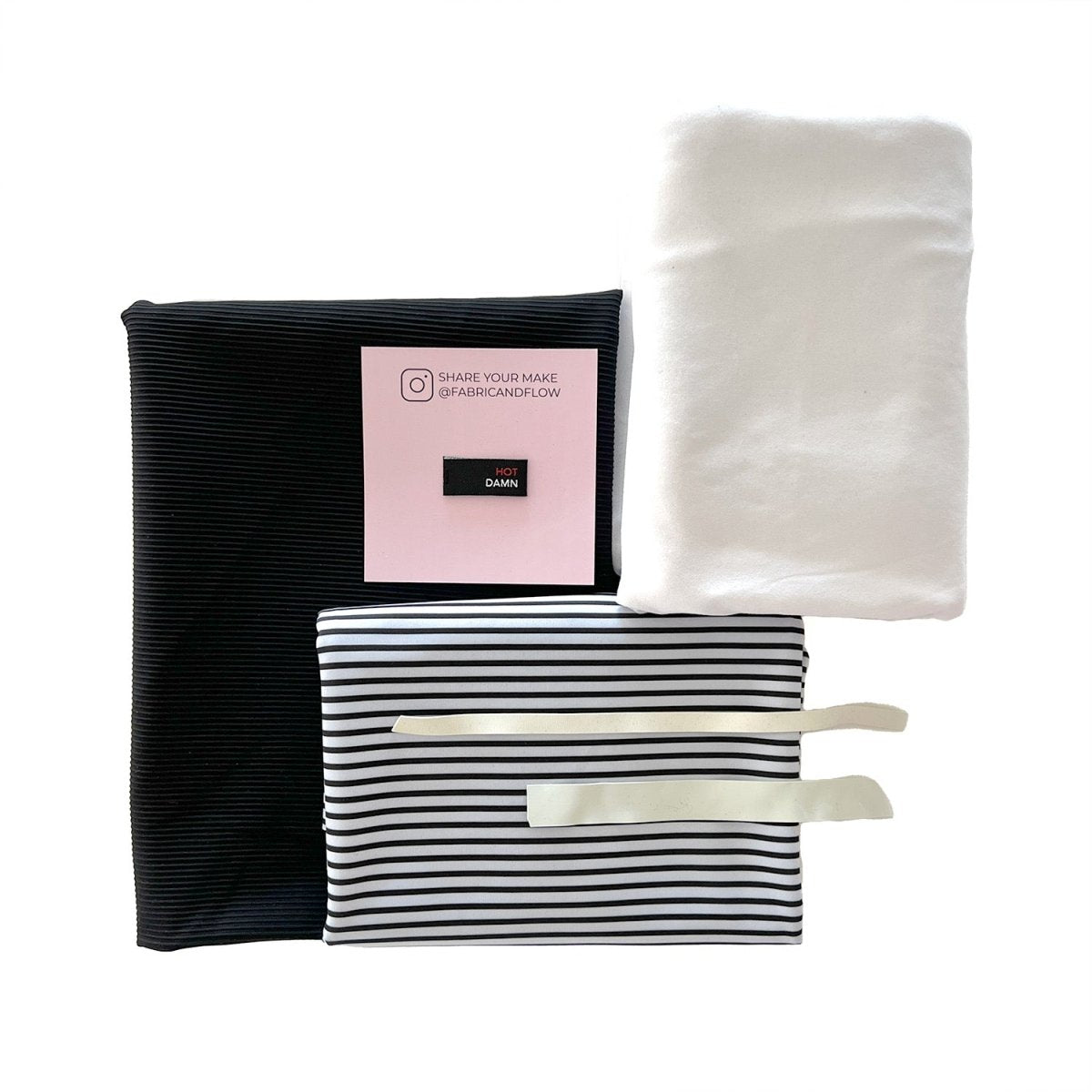 Swim Kit | Monochrome Stripe - Fabric + Flow Textile Co.