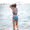 Swim Kit | Pink Palm + Mini Stripes - Fabric + Flow Textile Co.