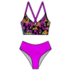 Swim Kit | Rainbow Snake + Electric Purple - Fabric + Flow Textile Co.